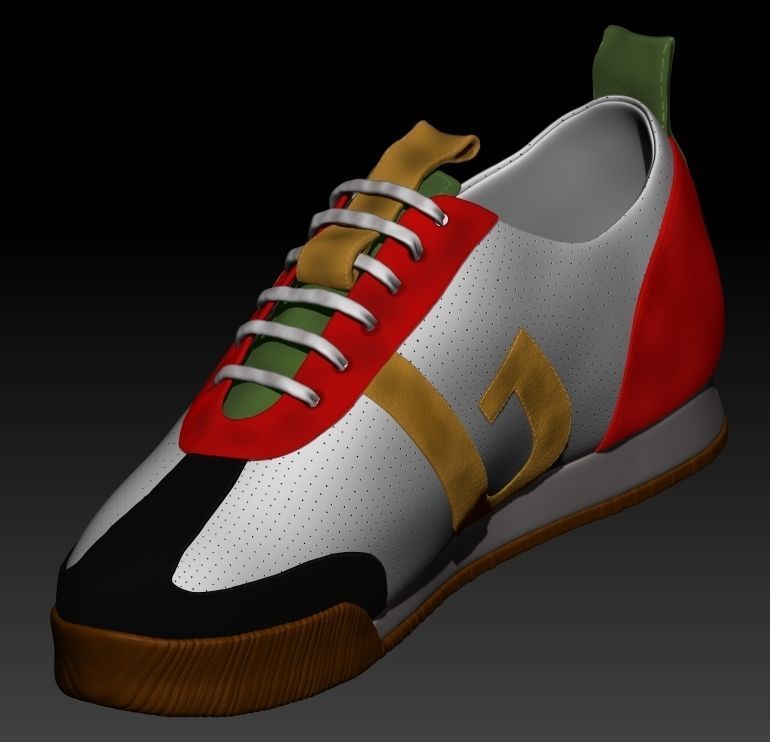 3d shoe 3D print model_4