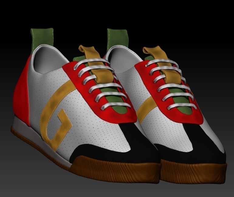 3d shoe 3D print model_11