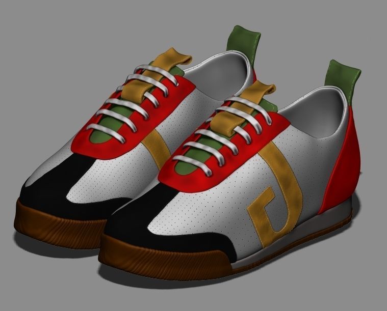 3d shoe 3D print model_13