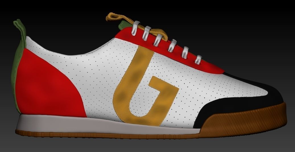 3d shoe 3D print model_8