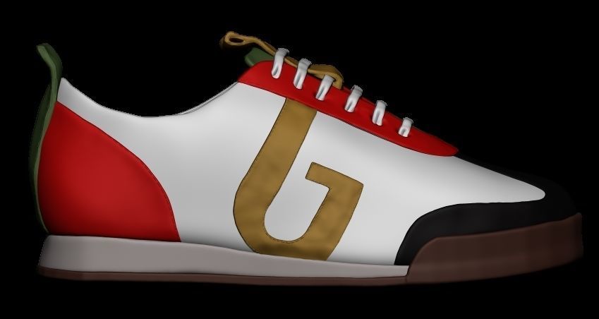 3d shoe 3D print model_1