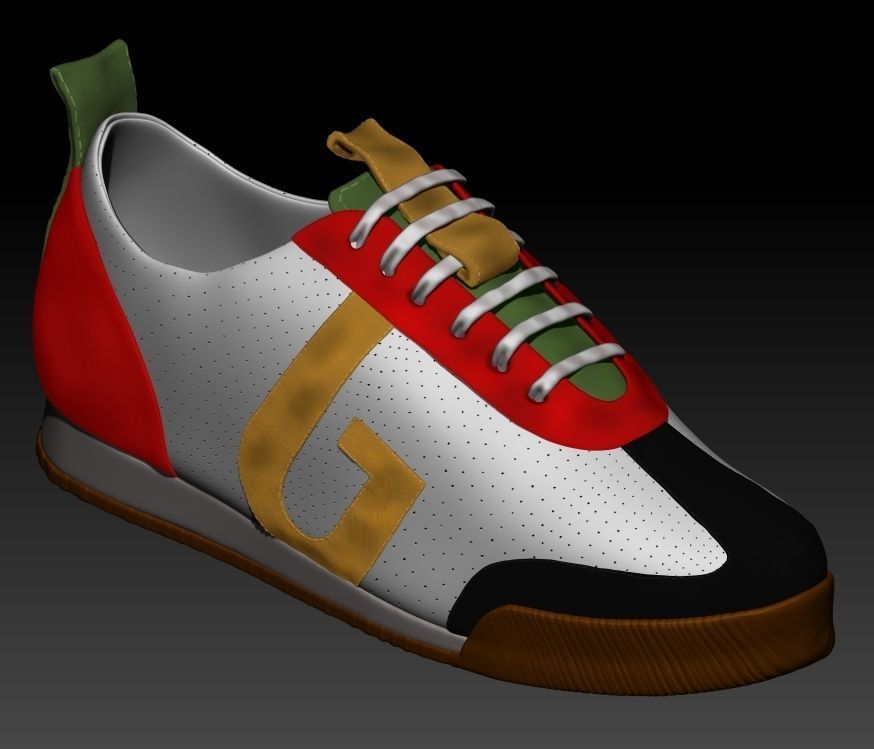 3d shoe 3D print model_5