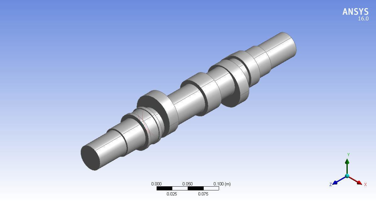 Camshaft 3d model design in Mechanical Engineering 3D print model_1