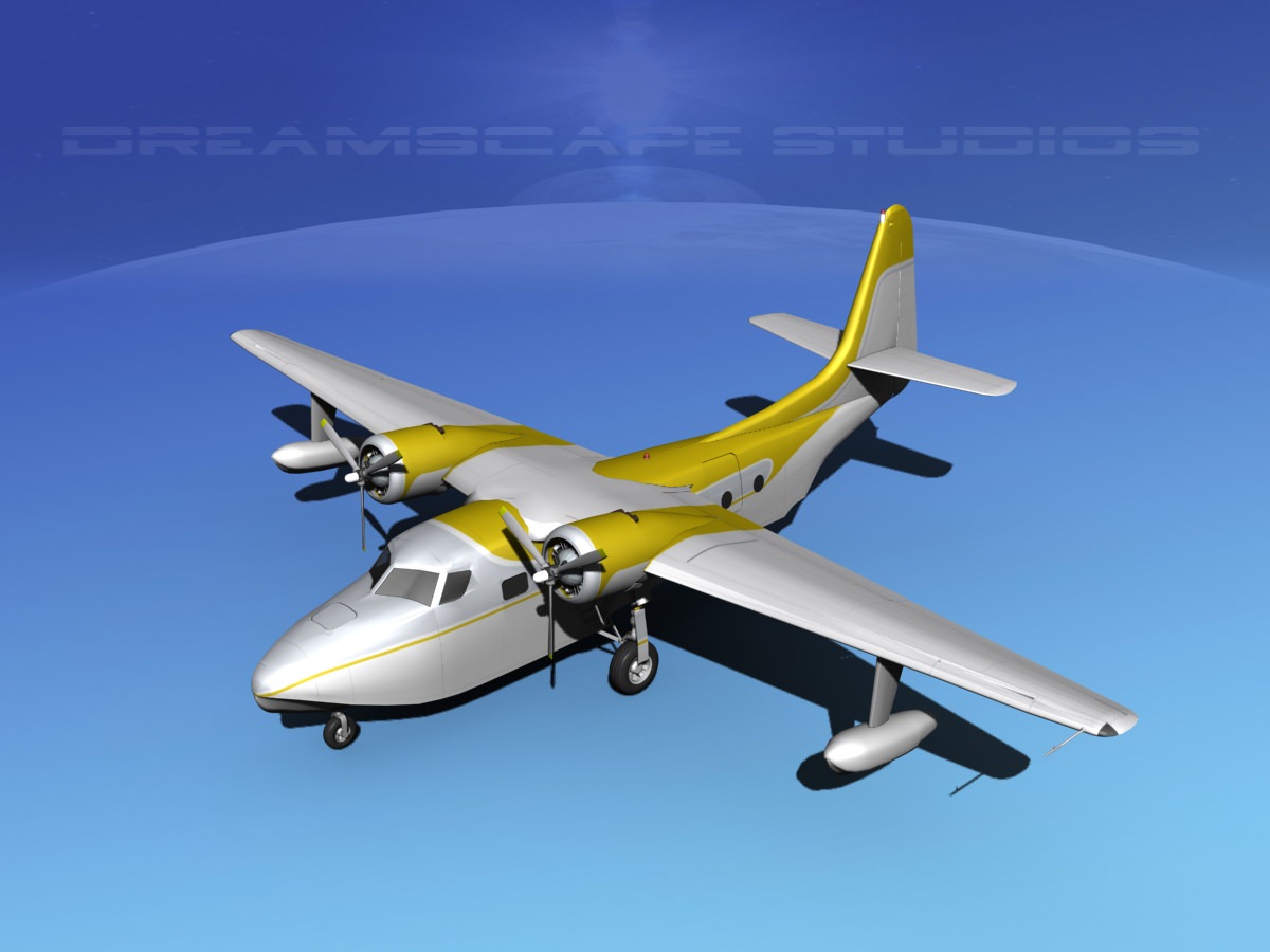 Grumman G-73 Mallard V13 3D model_13