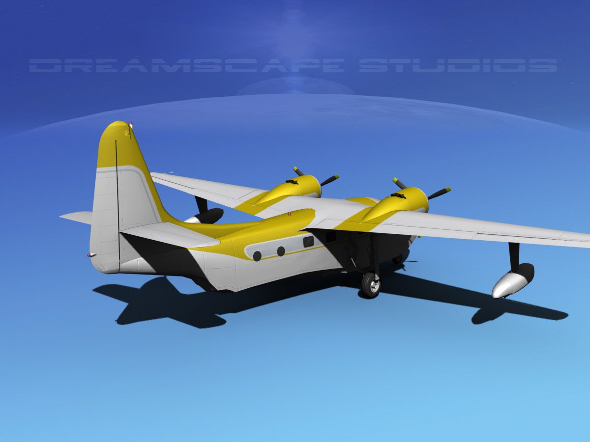 Grumman G-73 Mallard V13 3D model_8
