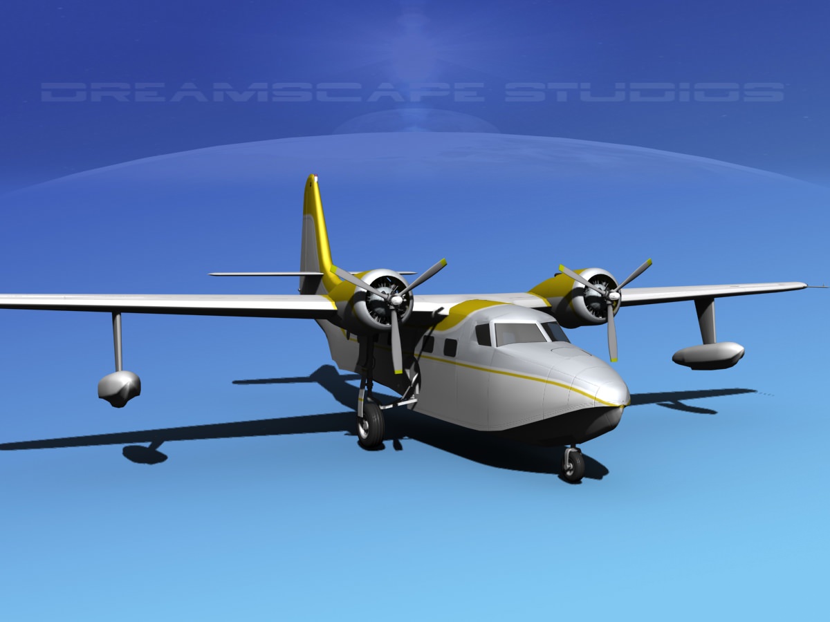 Grumman G-73 Mallard V13 3D model_5