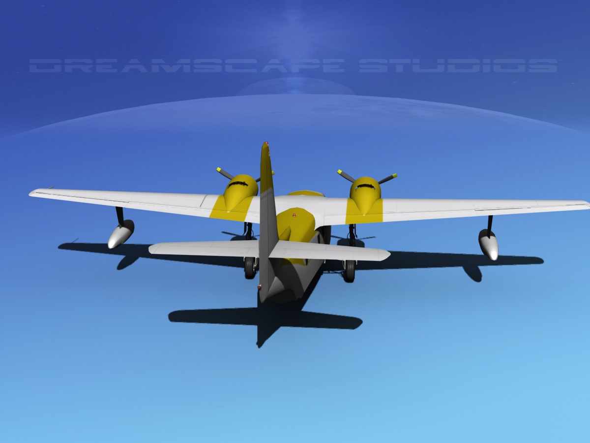 Grumman G-73 Mallard V13 3D model_9