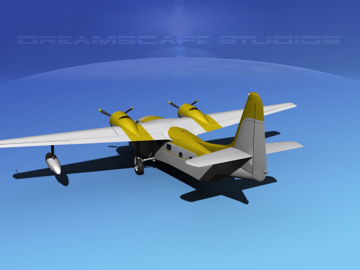 Grumman G-73 Mallard V13 3D model_10