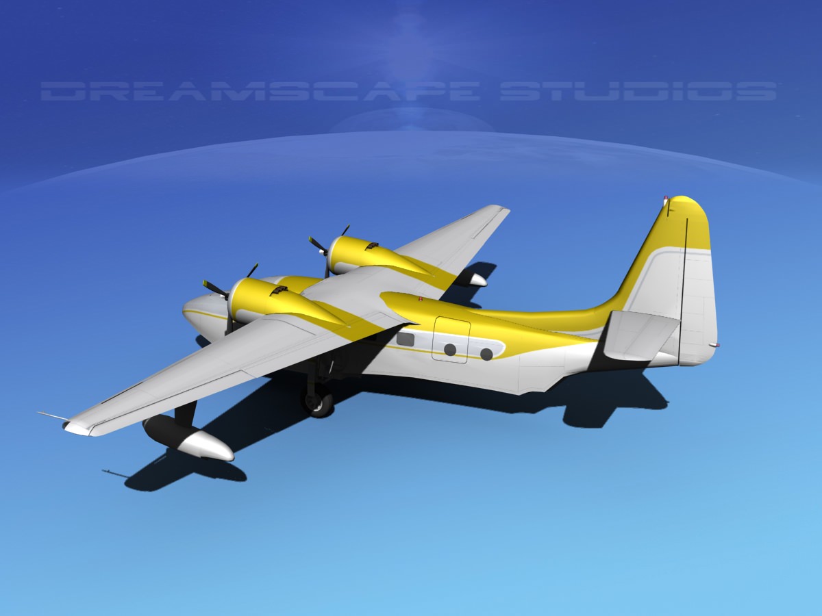 Grumman G-73 Mallard V13 3D model_11