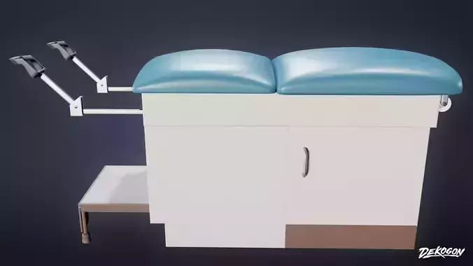 HOSPITAL - Exam Table 01 - LOW POLY