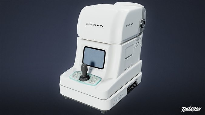 HOSPITAL - Eye Examiner 01 - LOW POLY Low-poly 3D model