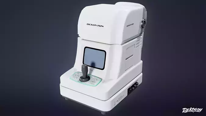 HOSPITAL - Eye Examiner 01 - LOW POLY