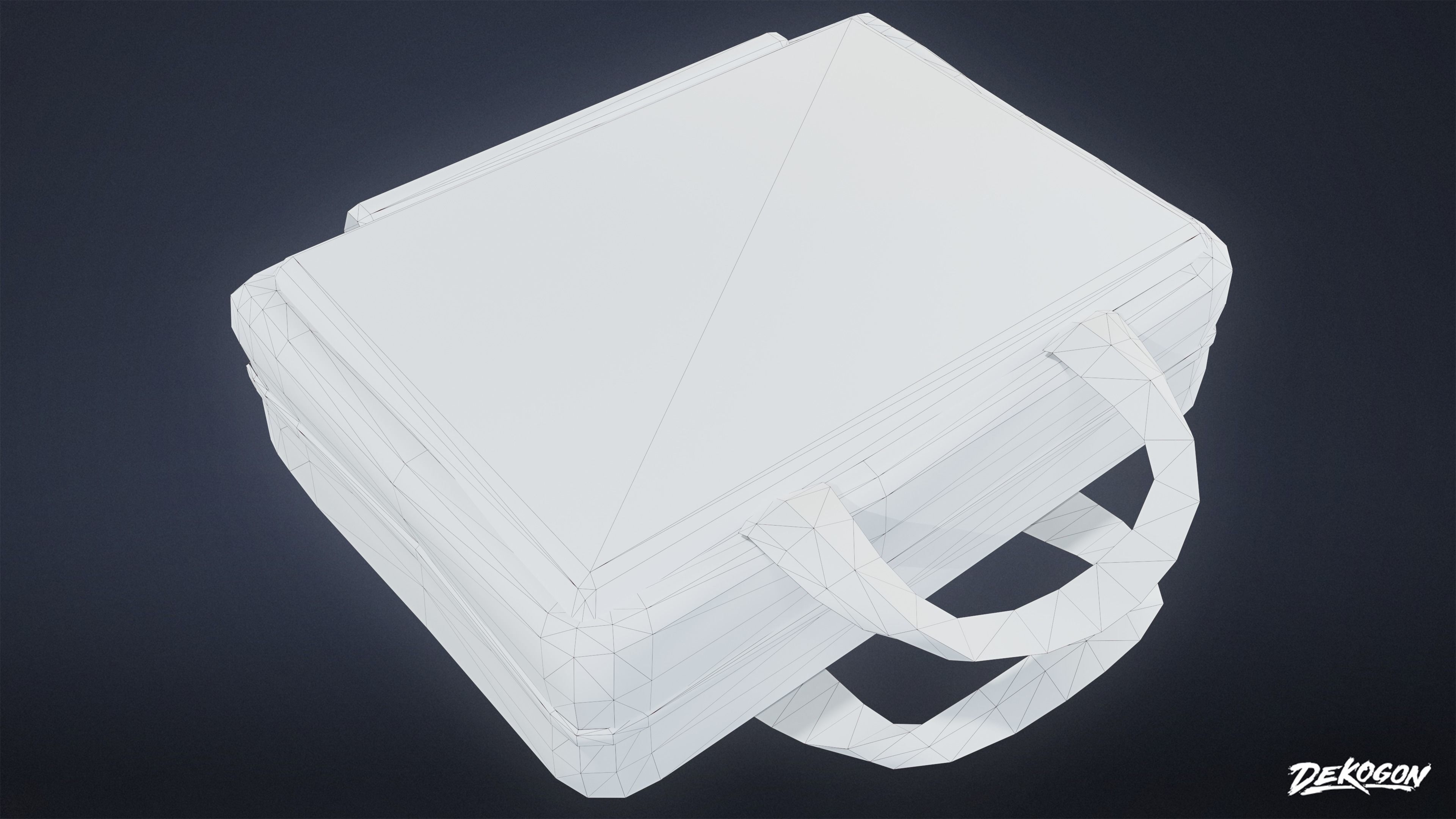 HOSPITAL - First Aid 01 - LOW POLY Low-poly 3D model_7