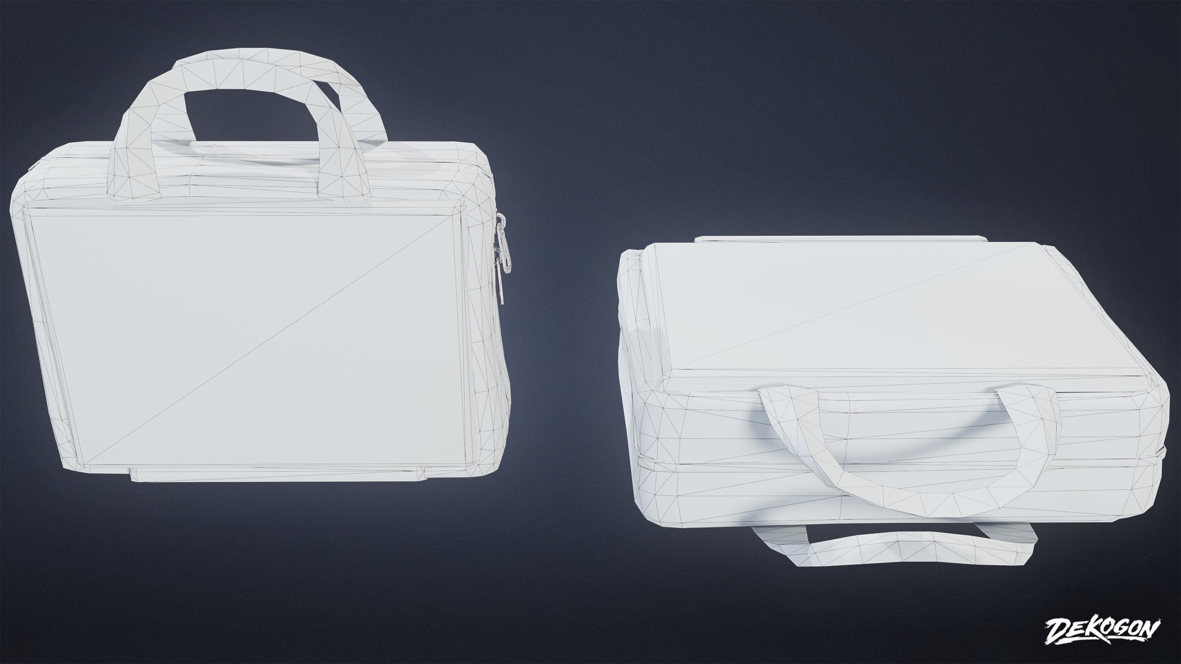 HOSPITAL - First Aid 01 - LOW POLY Low-poly 3D model_9