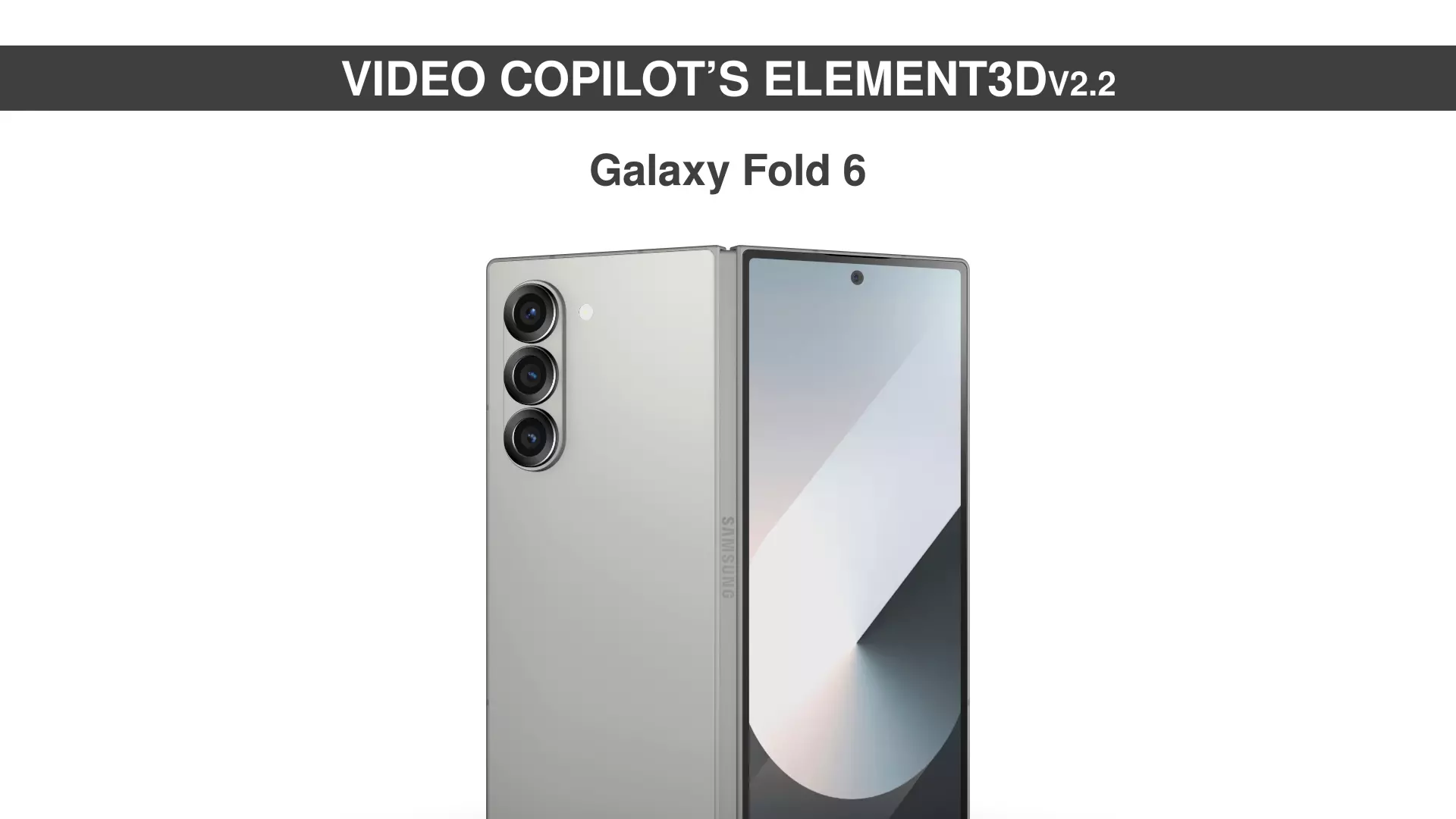 Element3D - Samsung Galaxy Fold 6 3D model