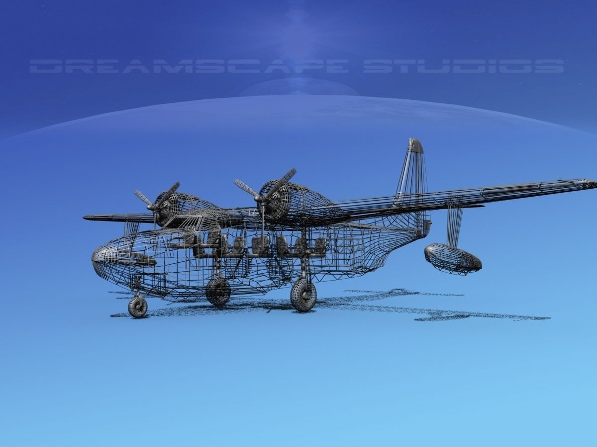 Grumman G-73 Mallard V14 3D model_11