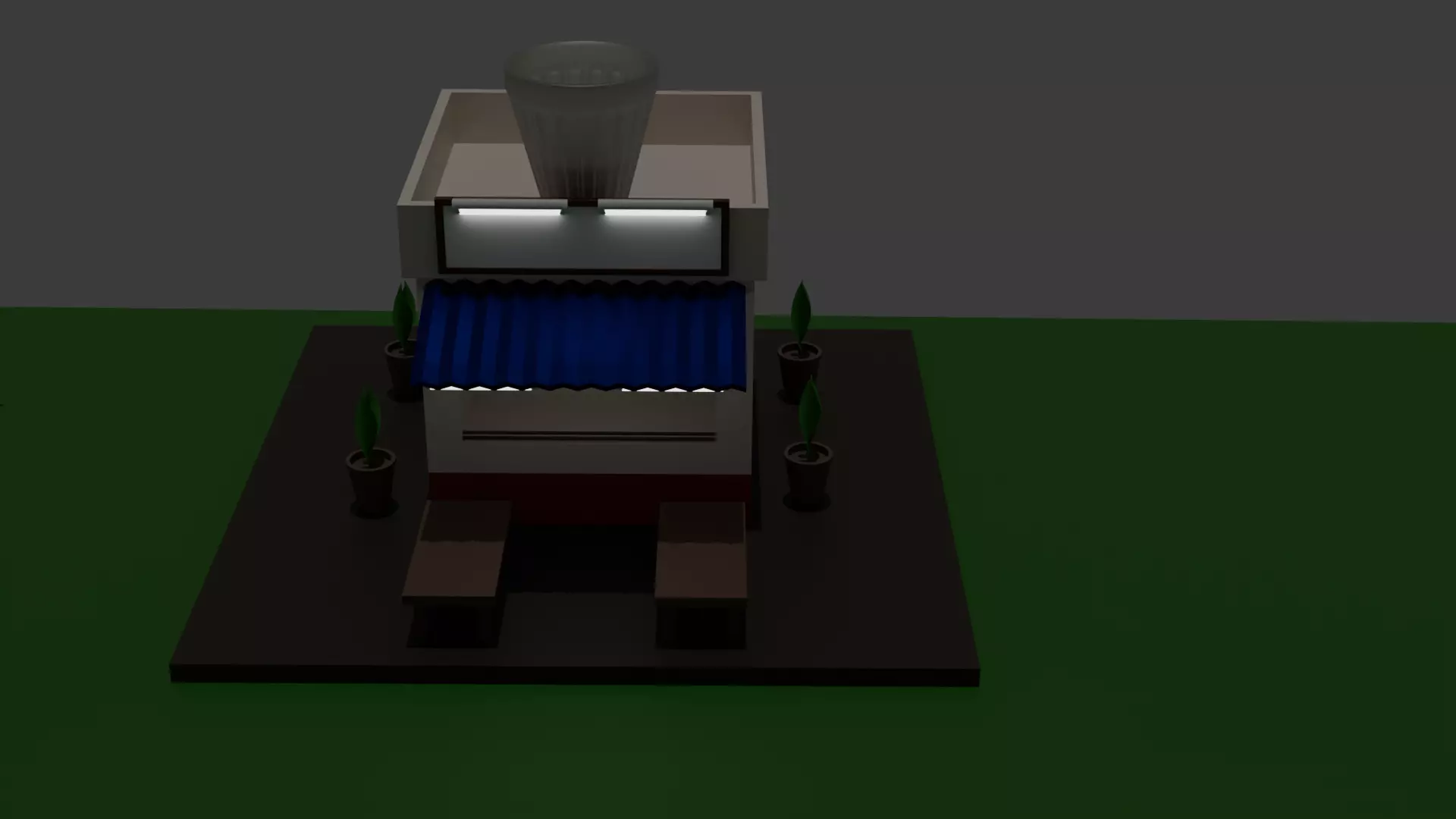 Tea Stall 3D print model