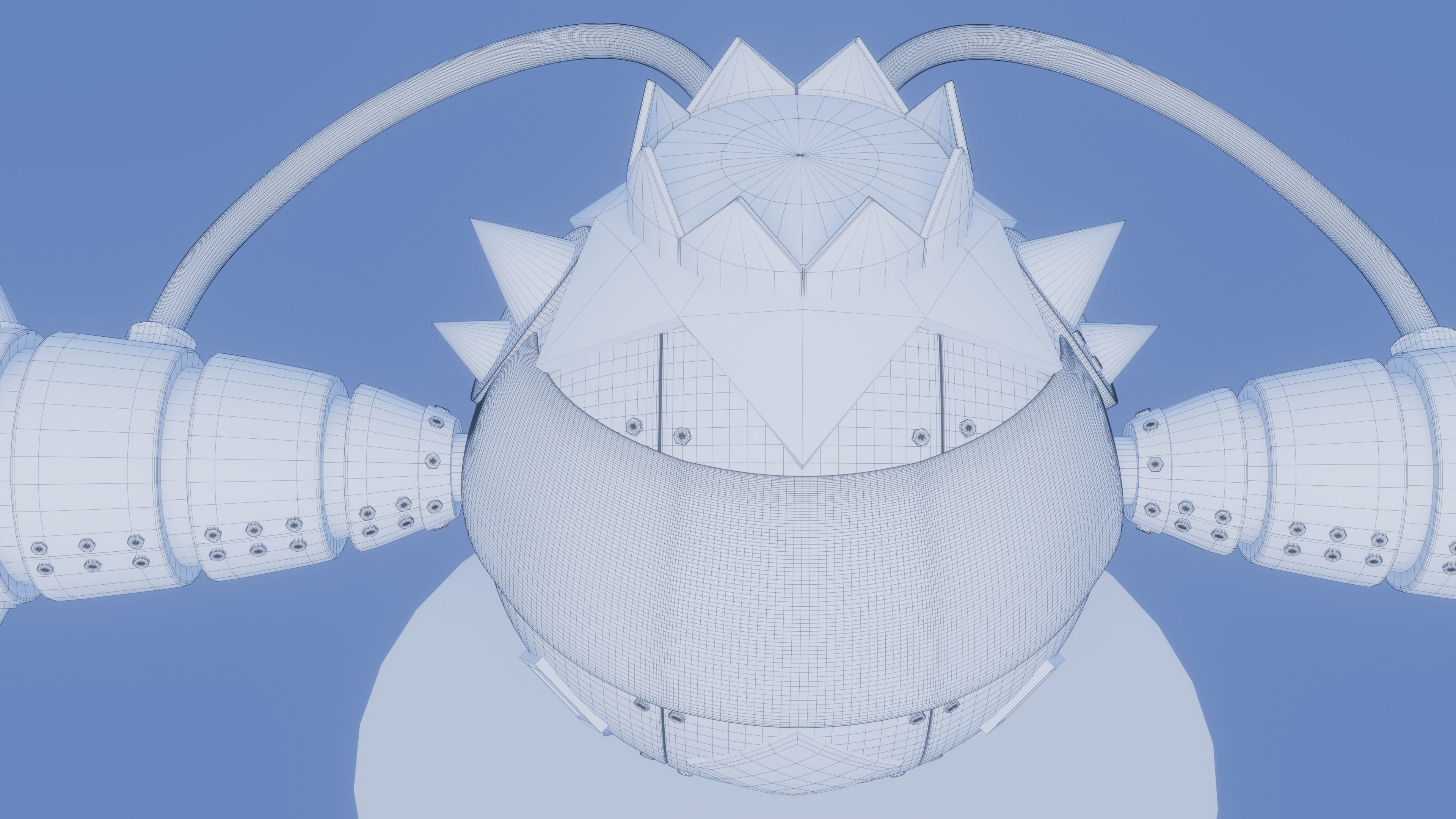 Iron Spike - Robotic Cacnea and Shiny Version 3D model_16