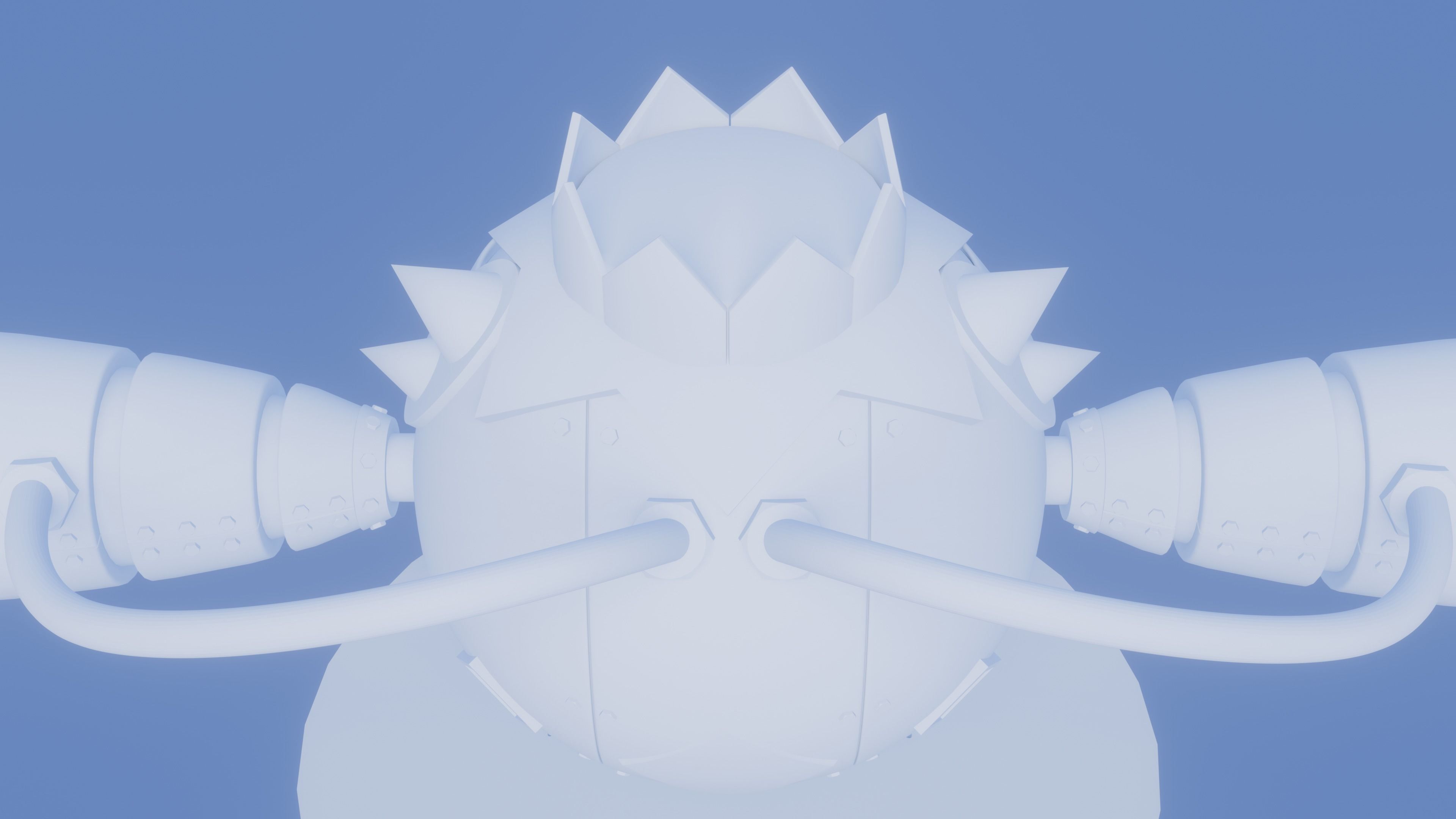 Iron Spike - Robotic Cacnea and Shiny Version 3D model_19