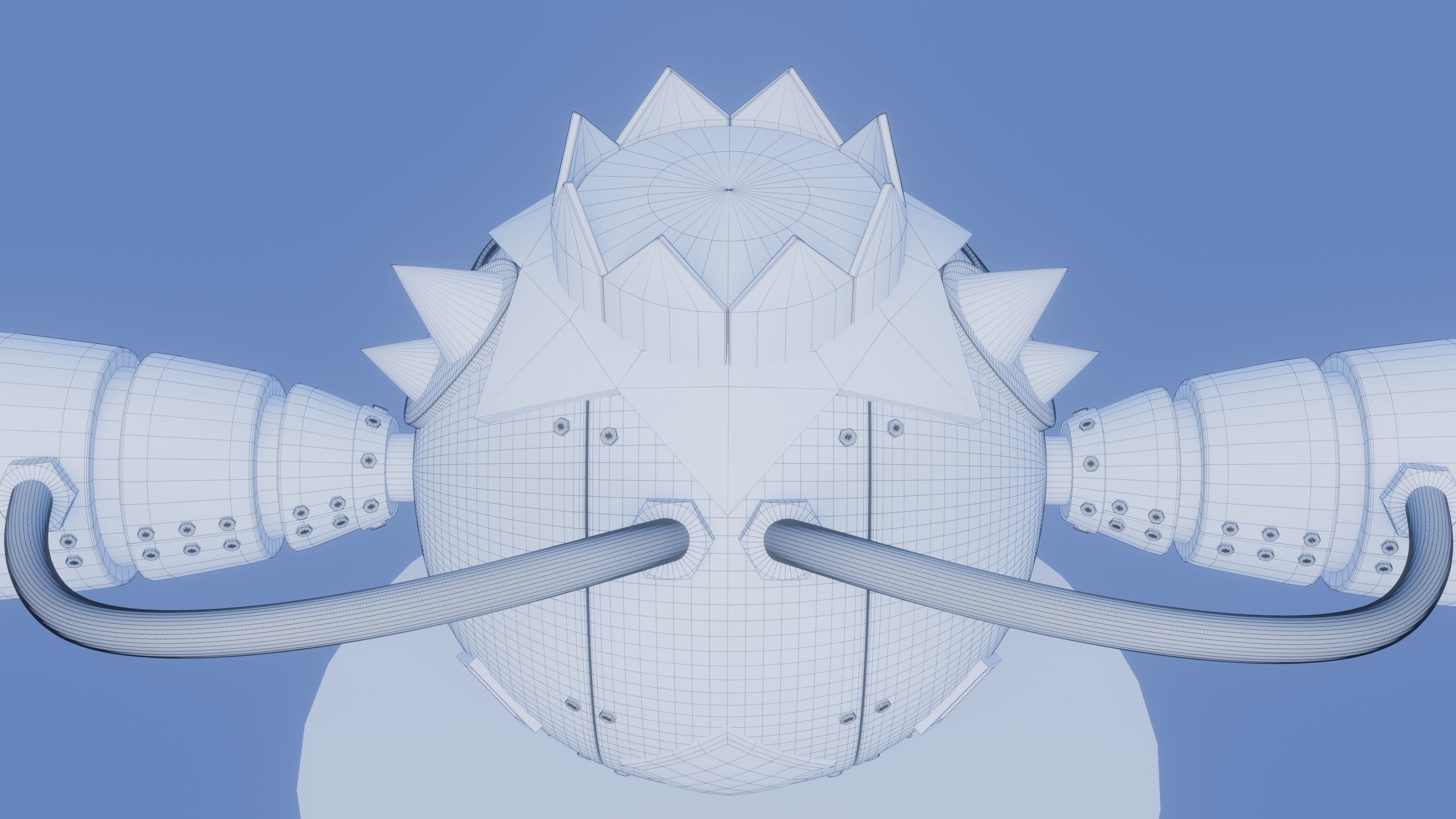 Iron Spike - Robotic Cacnea and Shiny Version 3D model_20