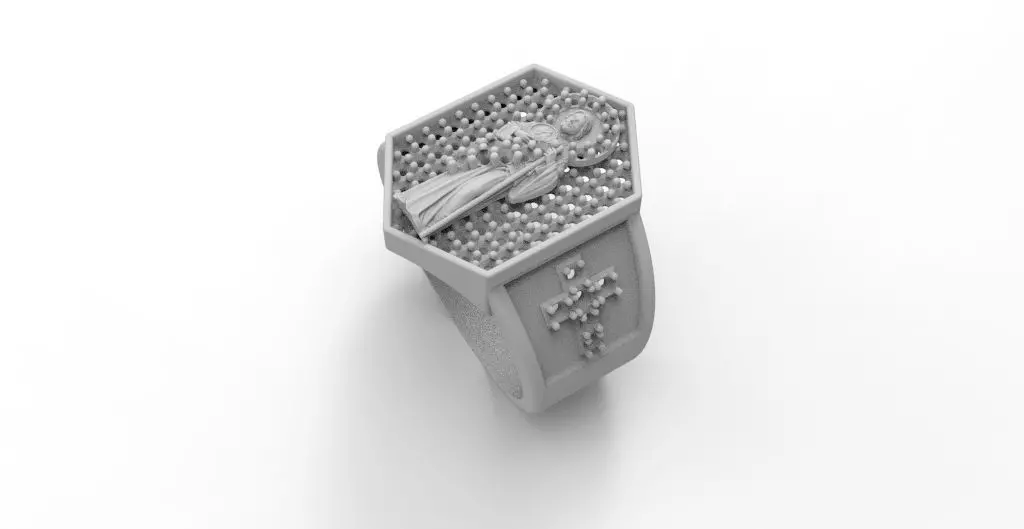 anillo san judas  3D print model_0