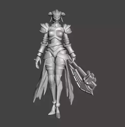 Albedo Armor Overlord 3D Model 3D print model