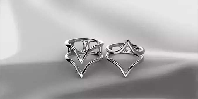 Two lightweight rings 