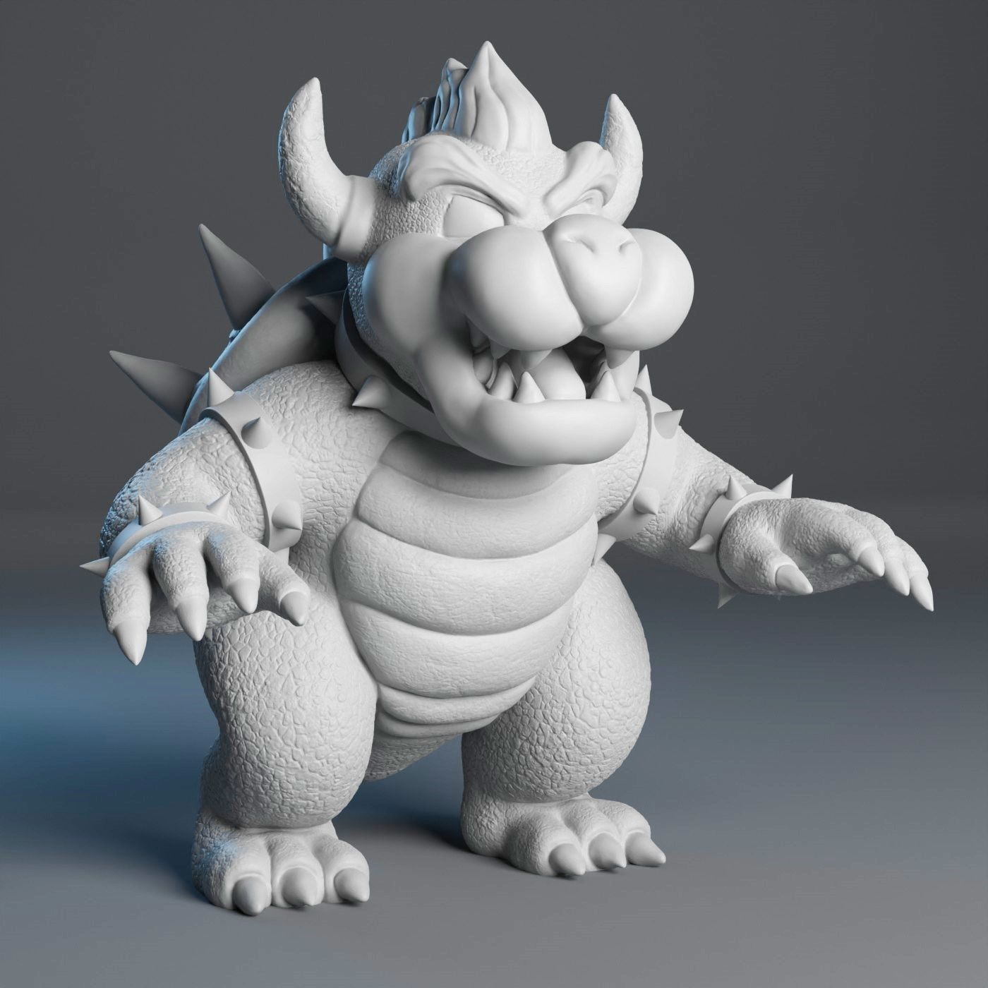 Bowser 3D print model_5