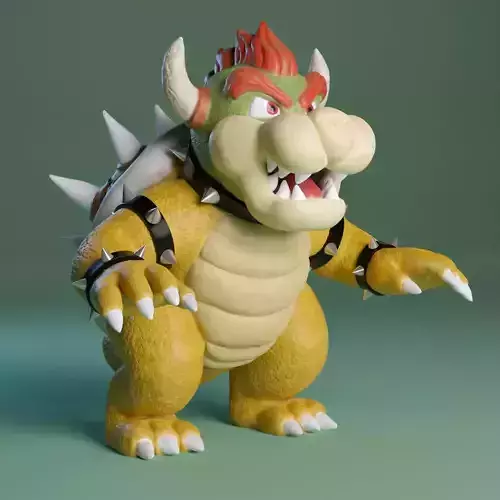 Bowser 3D print model