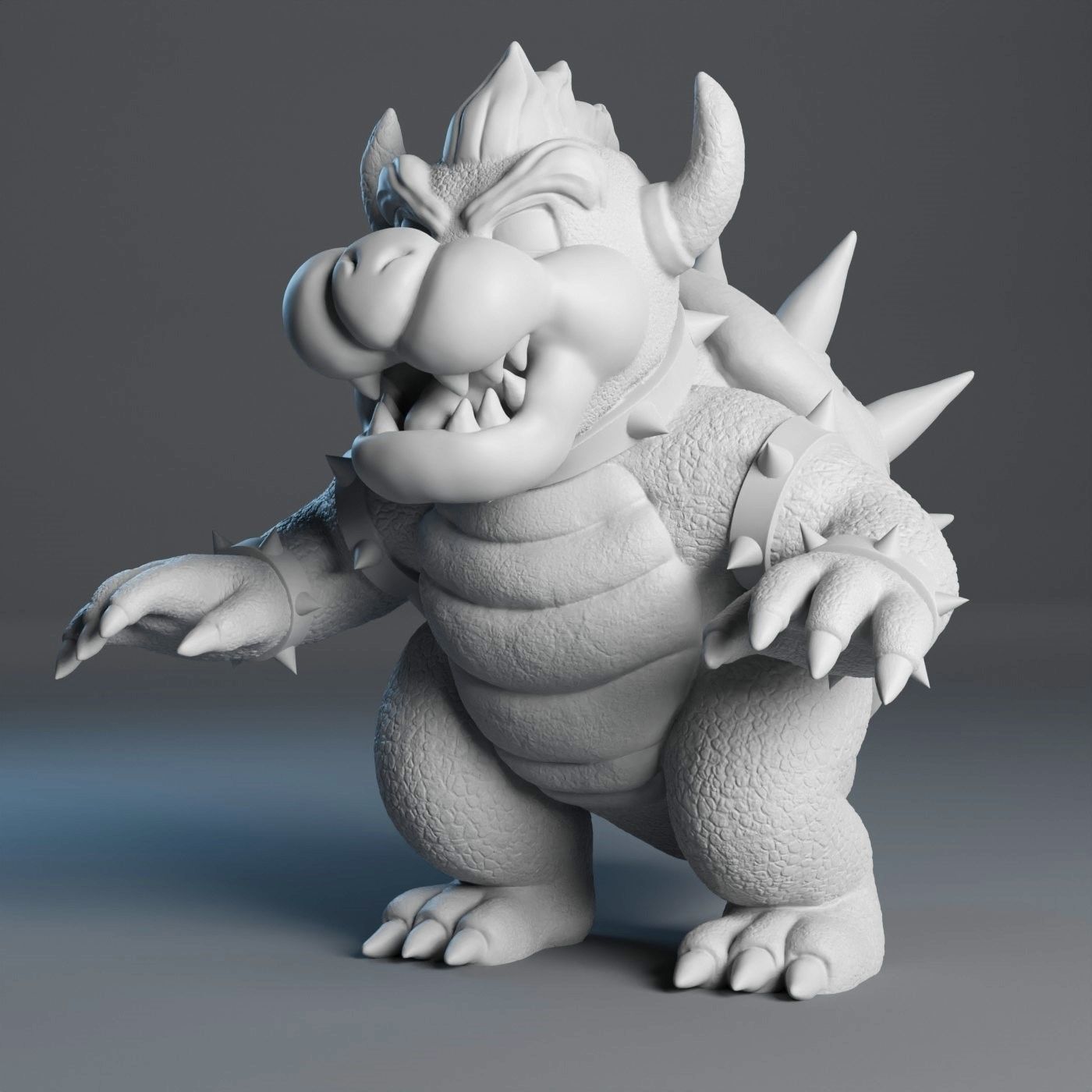 Bowser 3D print model_6