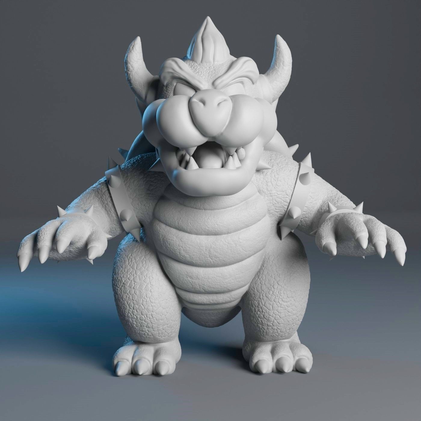 Bowser 3D print model_4