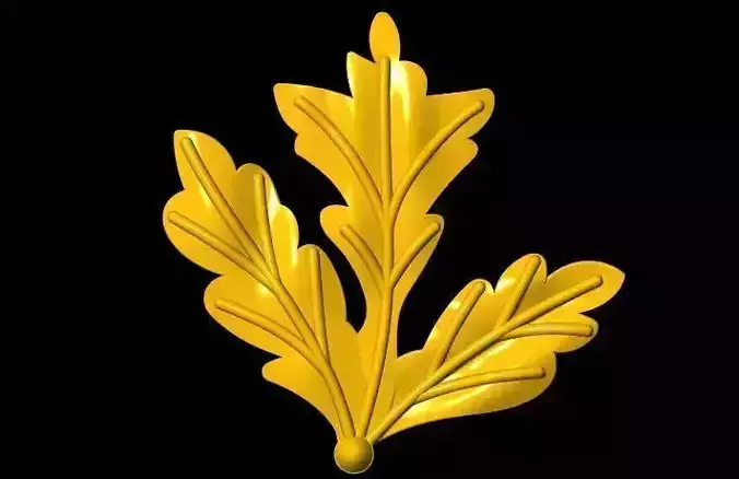 leaf pendant 3dm file