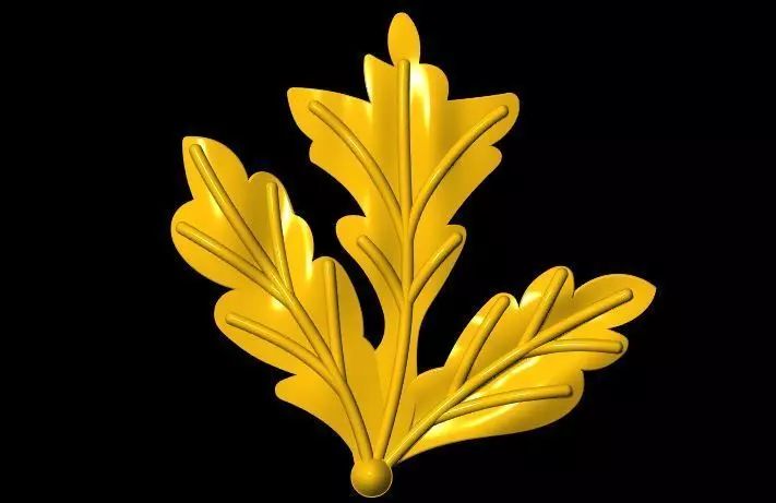 leaf pendant 3dm file 3D print model