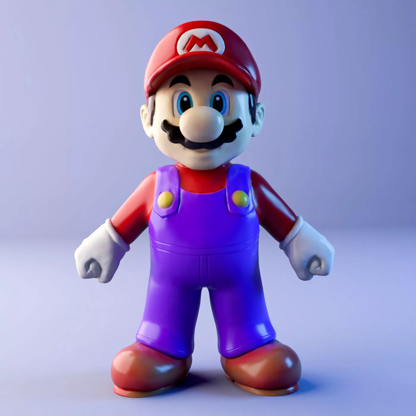Mario classic 3D print model_0