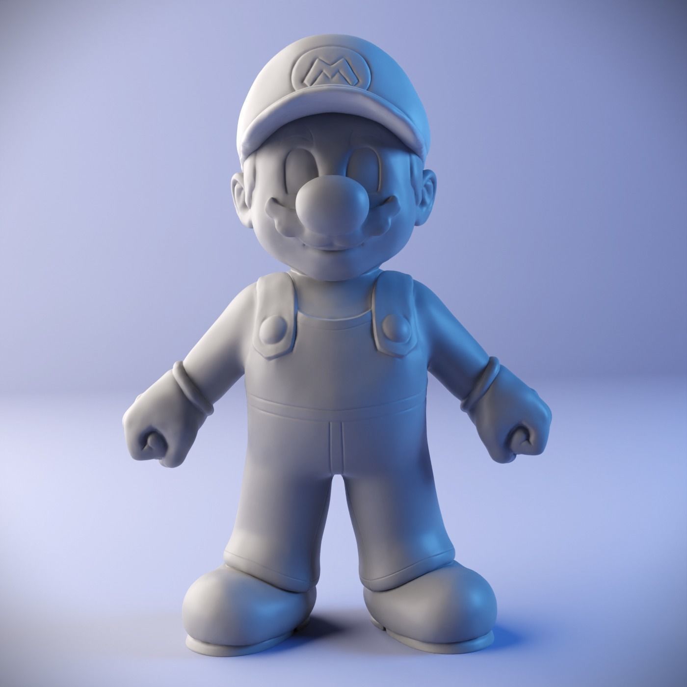 Mario classic 3D print model_4