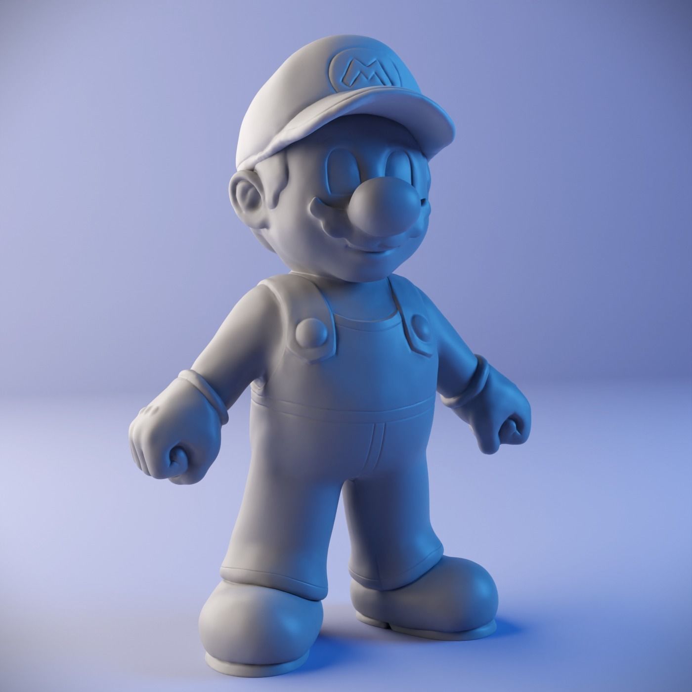 Mario classic 3D print model_3