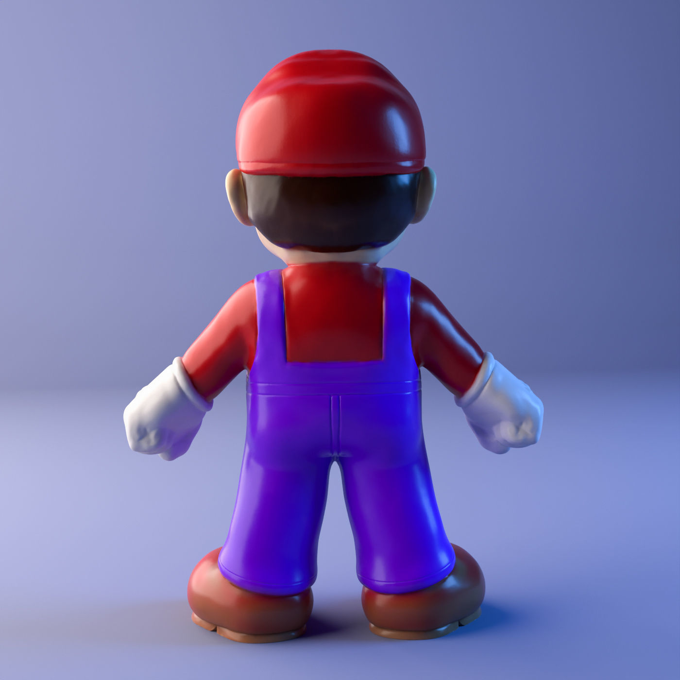Mario classic 3D print model_2
