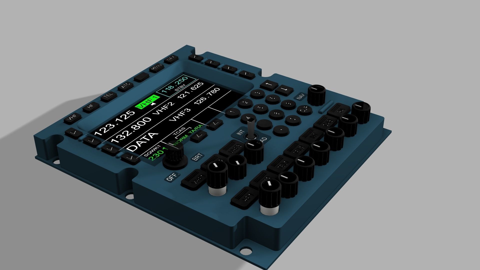 A320 DRAIMS Panel 3D print model_2