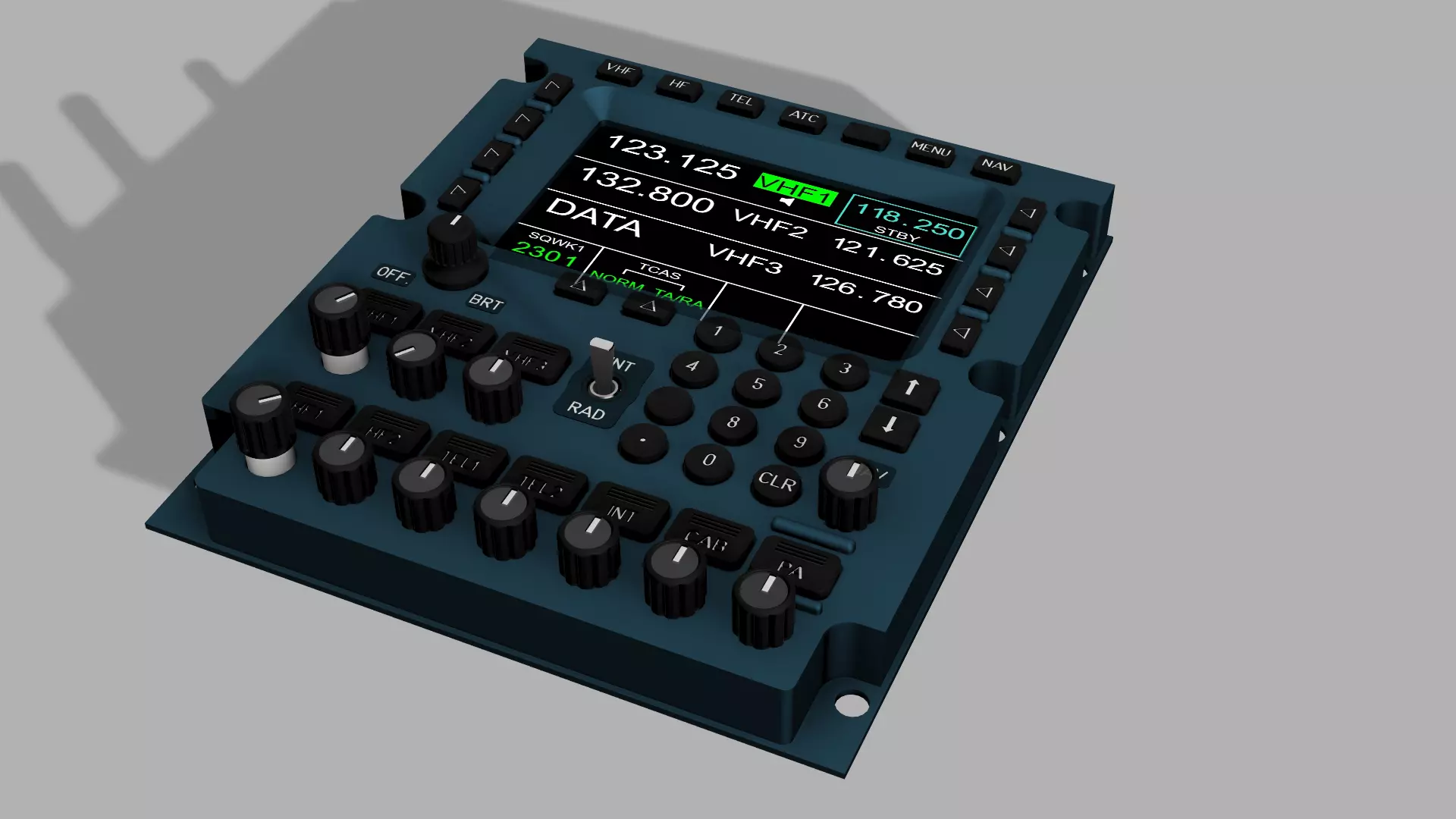 A320 DRAIMS Panel 3D print model_0