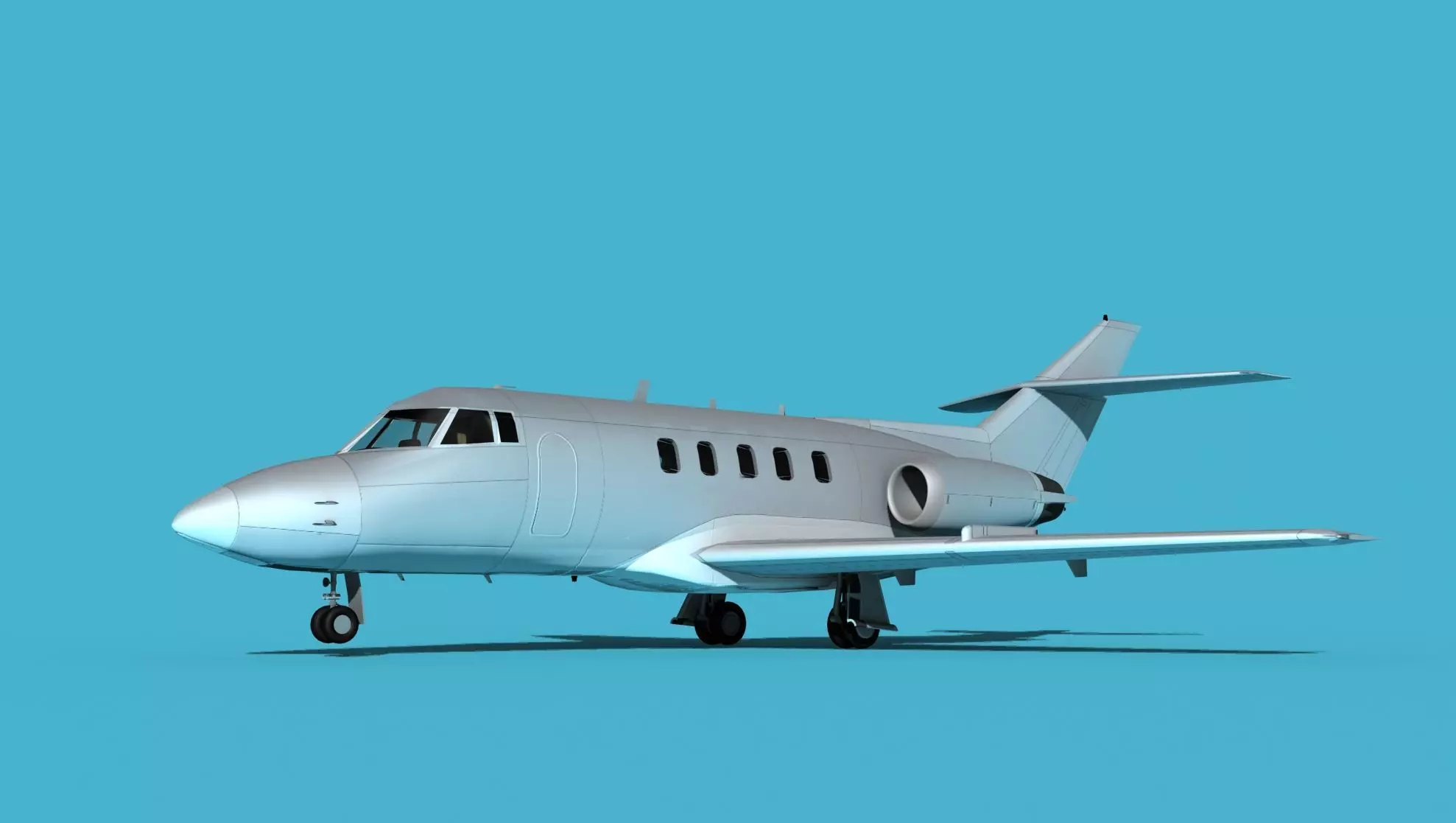 British Aerospace 125 Dominie V00 3D model_0