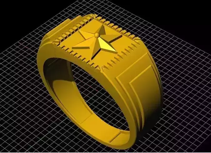 men ring 3dm file 