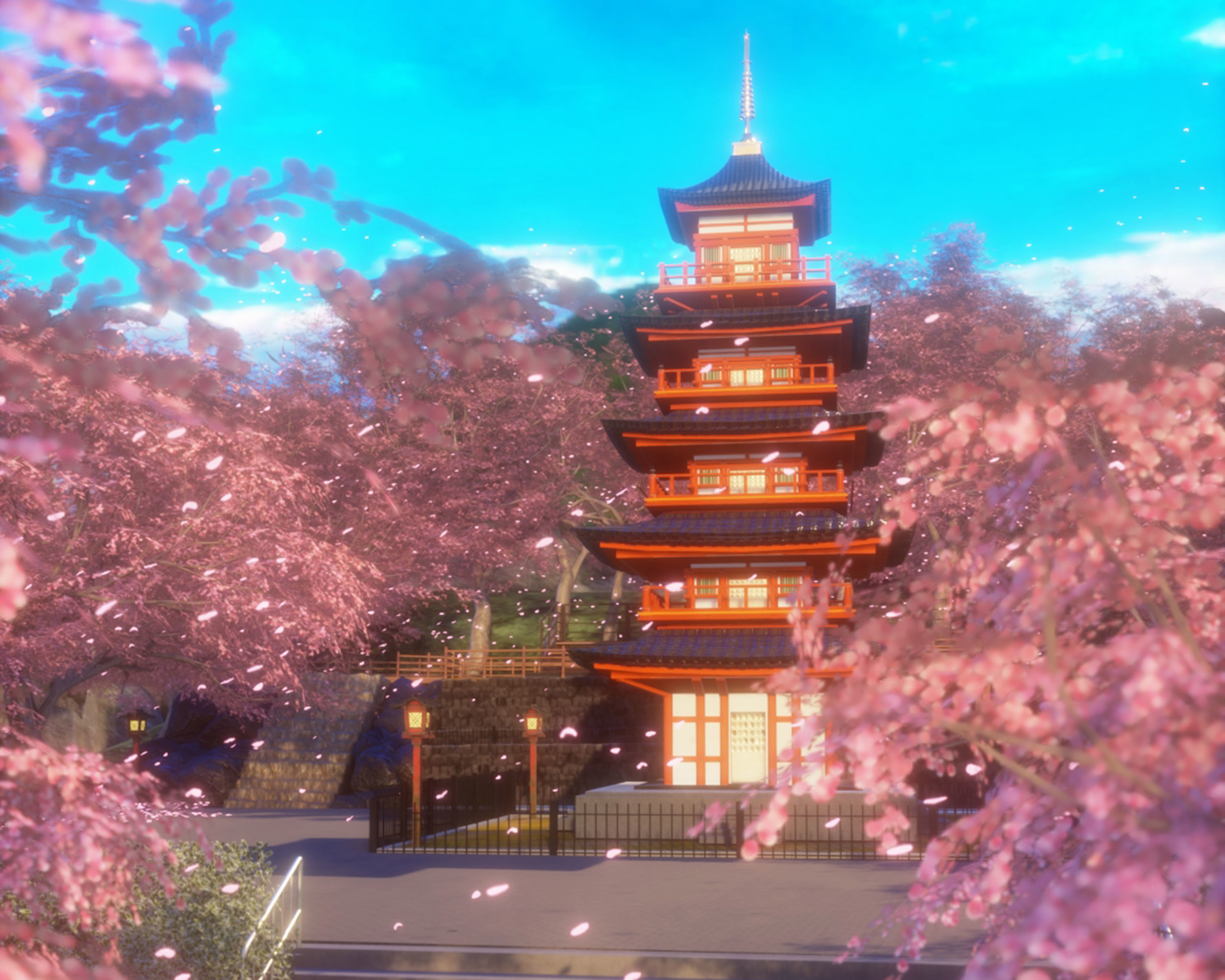 Arakurayama Sengen Park Japan 3d 3D model_2