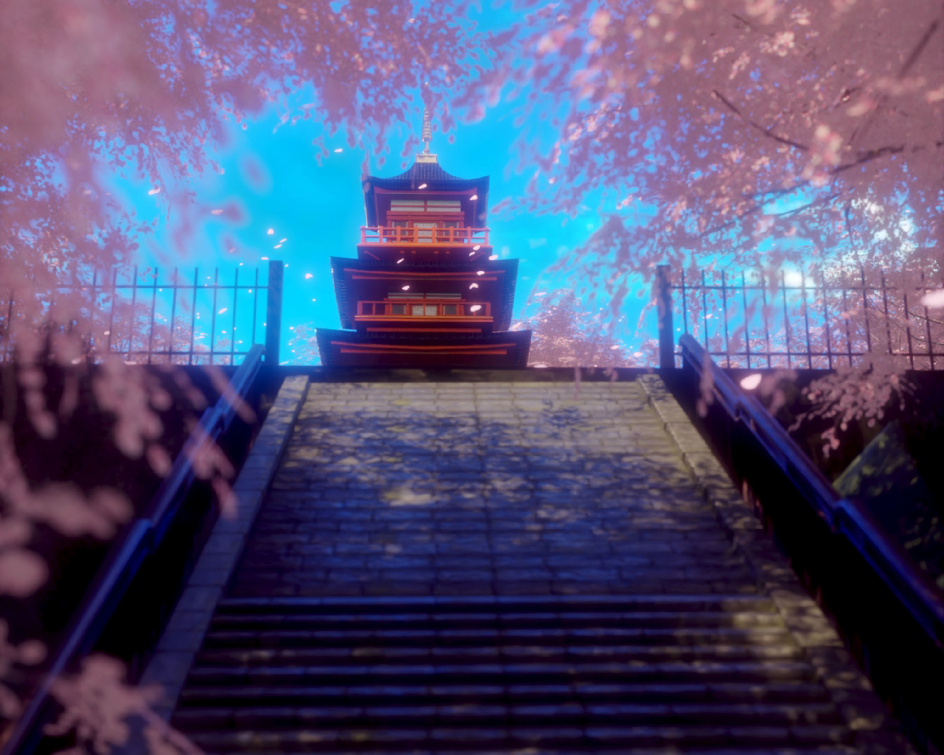 Arakurayama Sengen Park Japan 3d 3D model_5