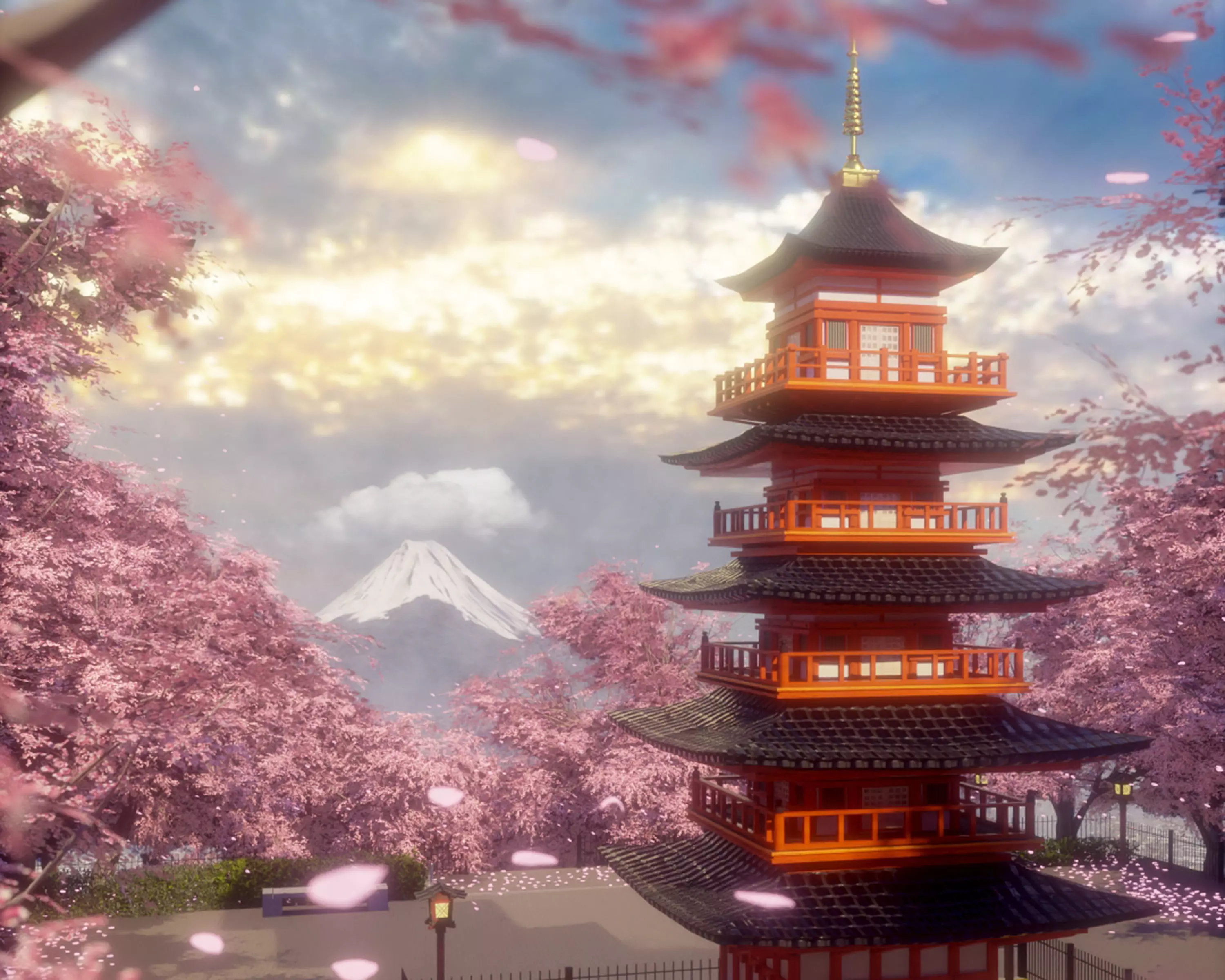 Arakurayama Sengen Park Japan 3d 3D model_0