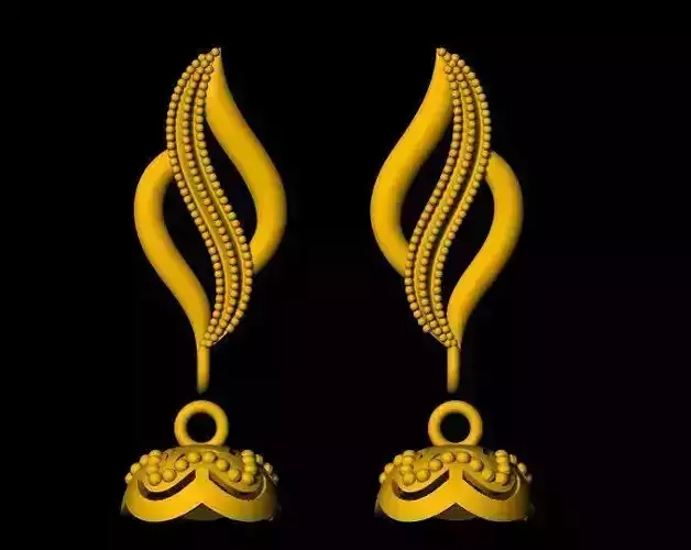 earrings 3dm file 