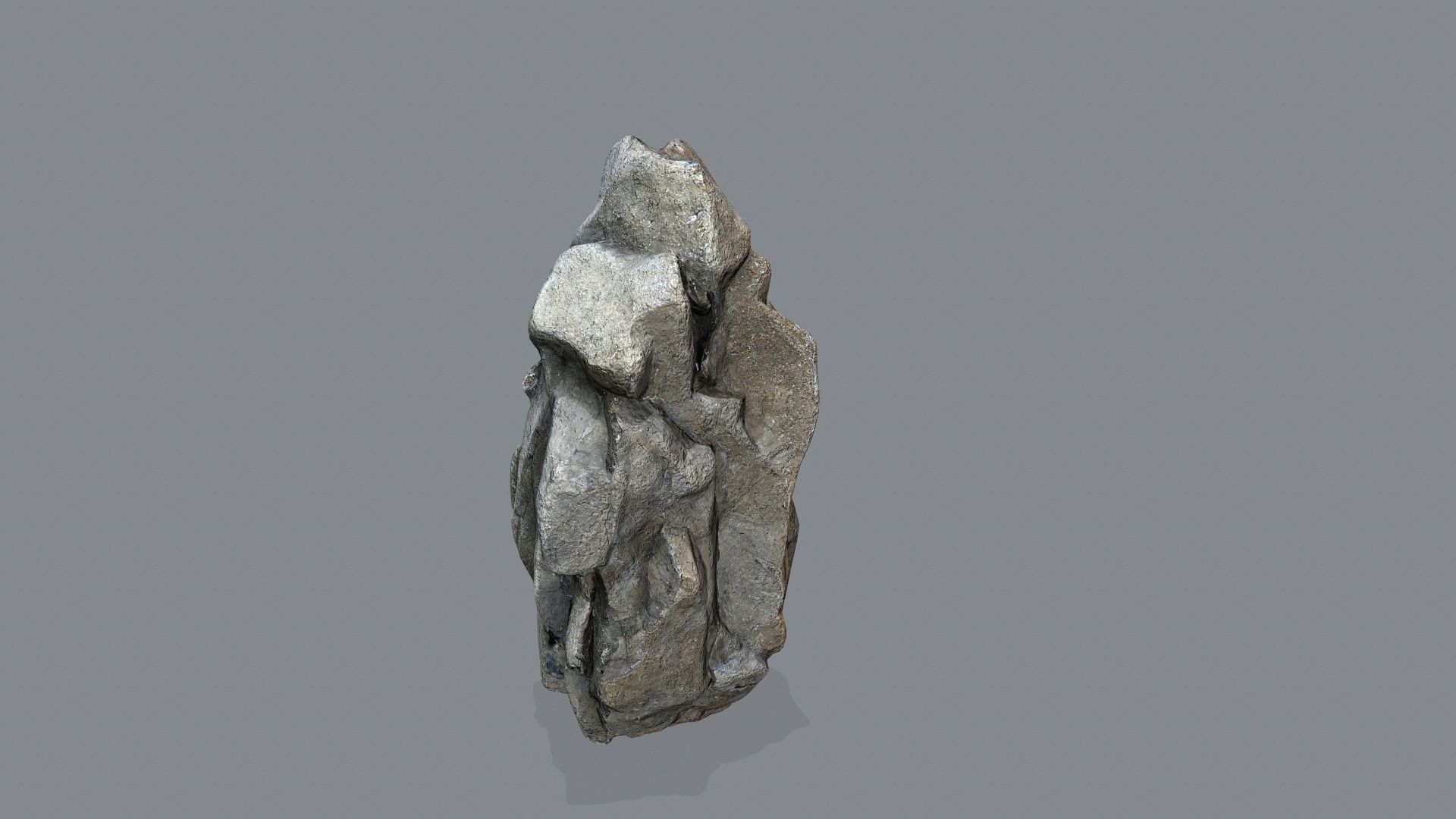 cliff rocks Low-poly 3D model_11
