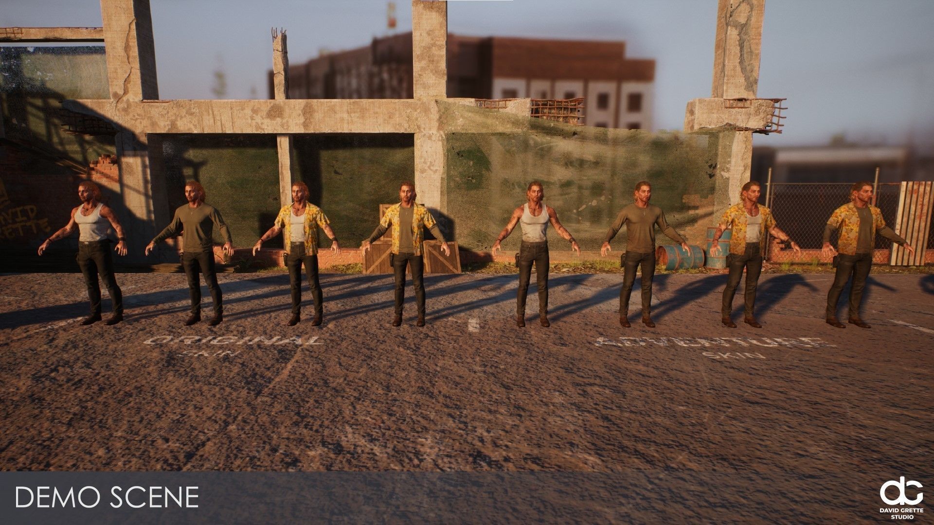 Adventure Character Christopher from Pack 1 Low-poly 3D model_26