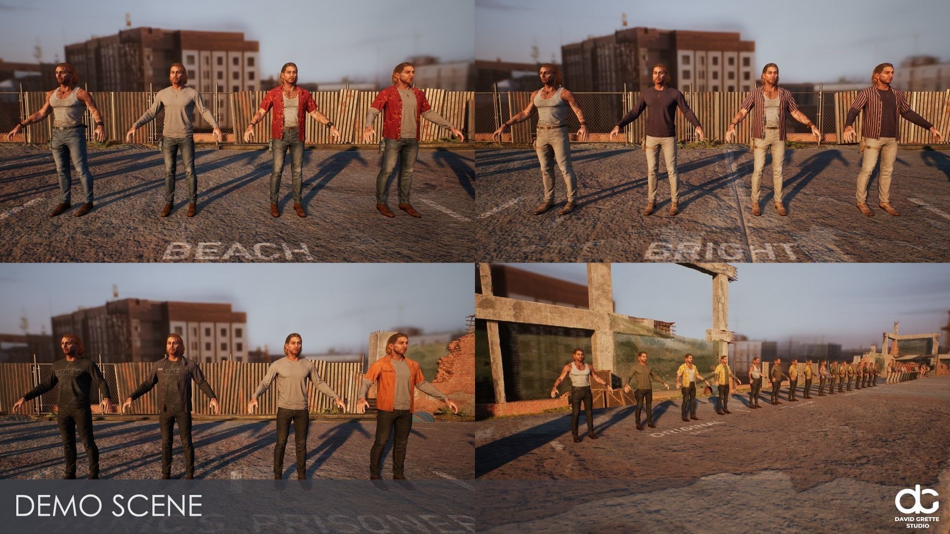 Adventure Character Christopher from Pack 1 Low-poly 3D model_23