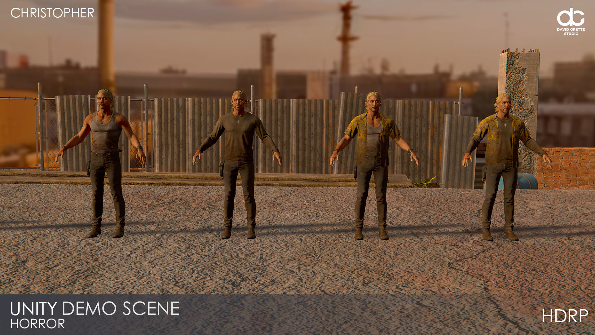 Adventure Character Christopher from Pack 1 Low-poly 3D model_30