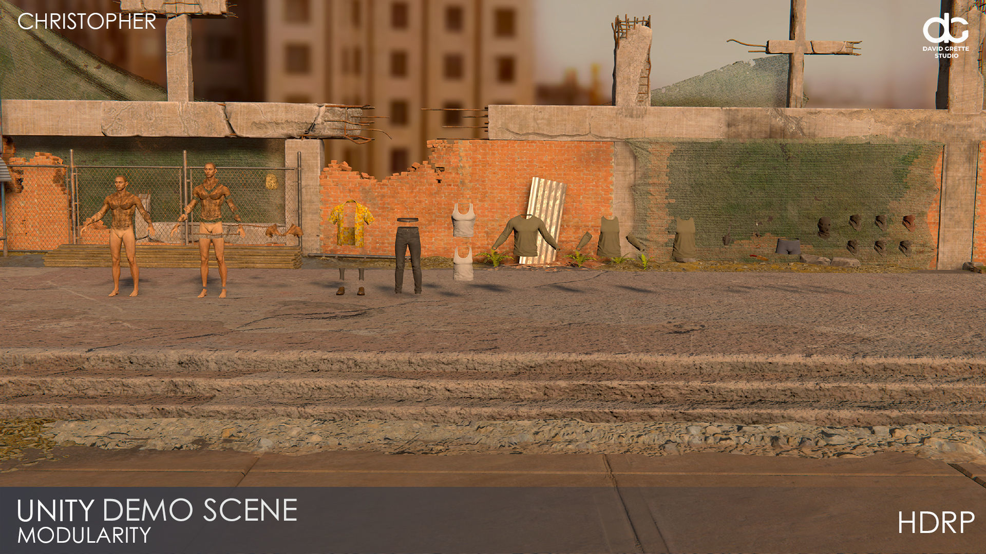 Adventure Character Christopher from Pack 1 Low-poly 3D model_42